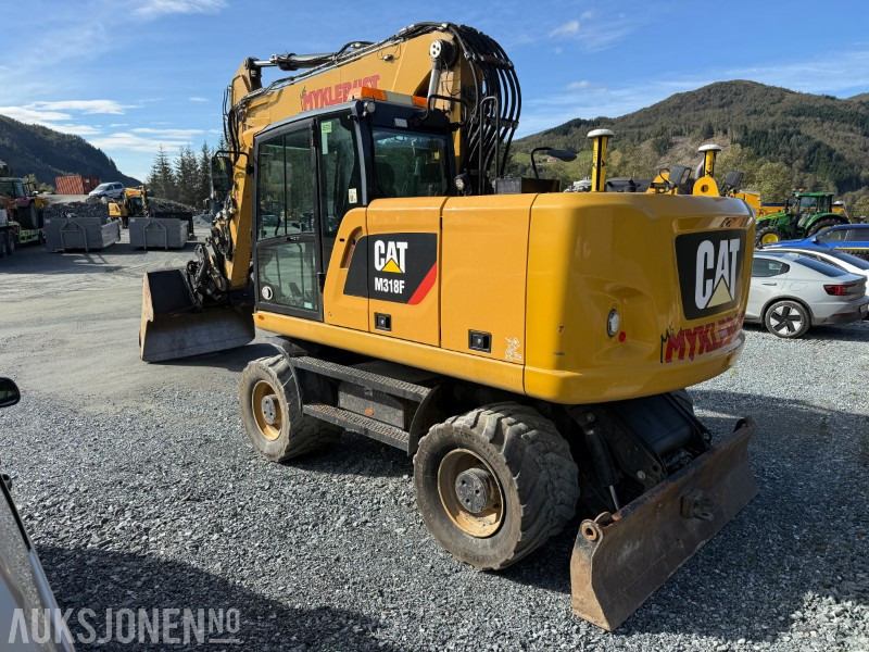 2018 Velholdt Cat M318F Hjulgraver med OilQuick Rototilt R6, 9577 timer - Ekskavator: gambar 4 2018 Velholdt Cat M318F Hjulgraver med OilQuick Rototilt R6, 9577 timer - Ekskavator: gambar 4