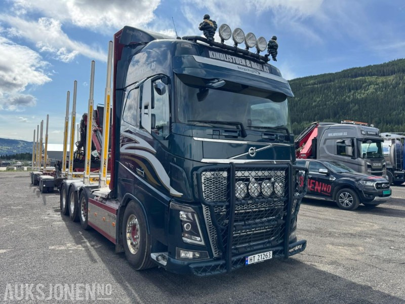 2018 Volvo FH16 8X4 komplett tømmerbil med kran og henger. - Truk logging, Truk derek: gambar 3 2018 Volvo FH16 8X4 komplett tømmerbil med kran og henger. - Truk logging, Truk derek: gambar 3