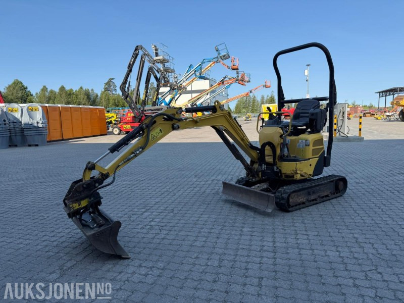 2018 Yanmar Vi012-2A minigraver. - Ekskavator mini: gambar 1 2018 Yanmar Vi012-2A minigraver. - Ekskavator mini: gambar 1