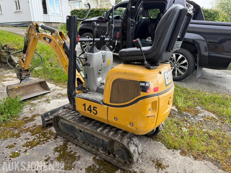 2019 Cat 300,9 D minigraver med veltebøyle og pusseskuffe - Ekskavator mini: gambar 4 2019 Cat 300,9 D minigraver med veltebøyle og pusseskuffe - Ekskavator mini: gambar 4
