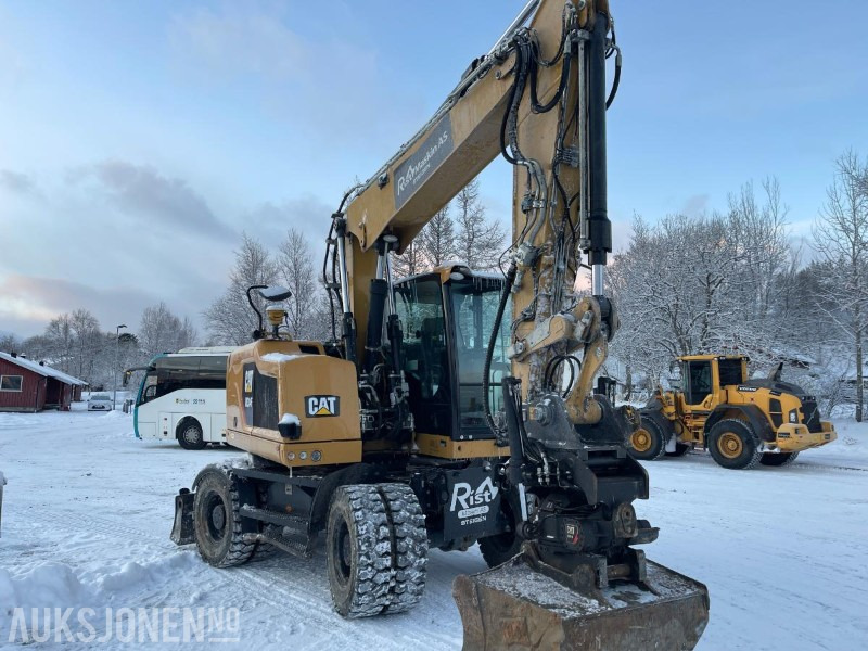 Ekskavator 2019 Cat M314F Hjulgraver, 4840 timer, Tiltrotator, S60, maskinstyring, sertifisert til Juli 2026: gambar 9