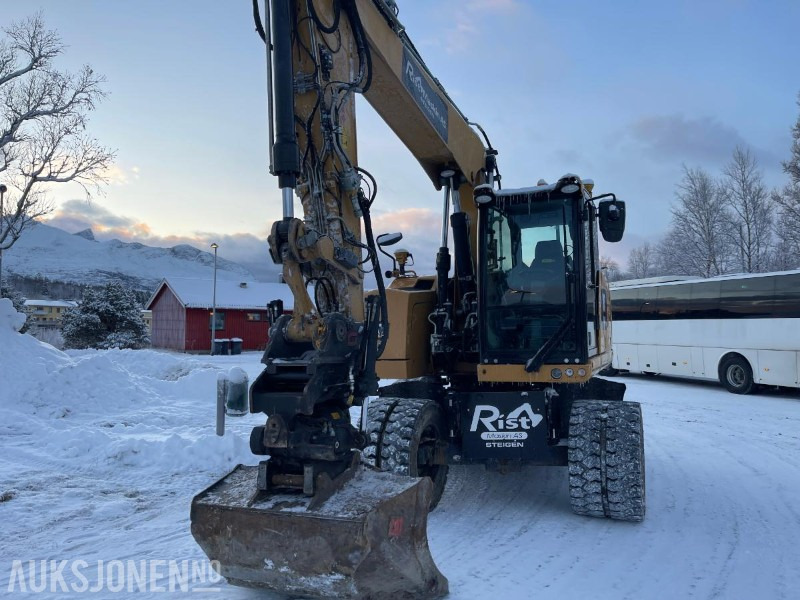 Ekskavator 2019 Cat M314F Hjulgraver, 4840 timer, Tiltrotator, S60, maskinstyring, sertifisert til Juli 2026: gambar 10