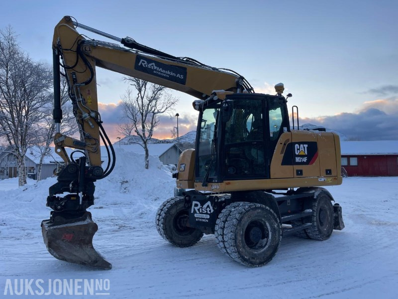 2019 Cat M314F Hjulgraver, 4840 timer, Tiltrotator, S60, maskinstyring, sertifisert til Juli 2026 - Ekskavator: gambar 1 2019 Cat M314F Hjulgraver, 4840 timer, Tiltrotator, S60, maskinstyring, sertifisert til Juli 2026 - Ekskavator: gambar 1