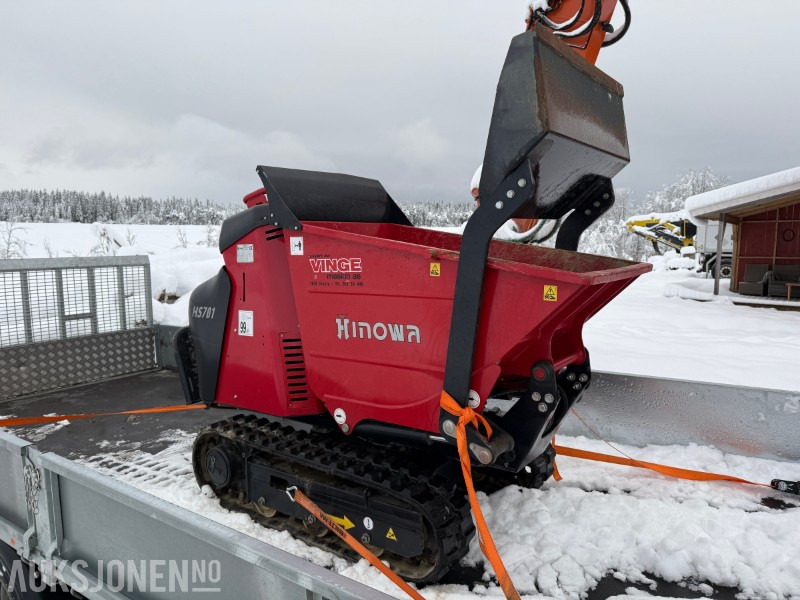 2020 Hinowa HS701 Selvlastende minidumper - Honda GX270 motor - 700 kg nyttelast - Tempat sampah: gambar 2 2020 Hinowa HS701 Selvlastende minidumper - Honda GX270 motor - 700 kg nyttelast - Tempat sampah: gambar 2