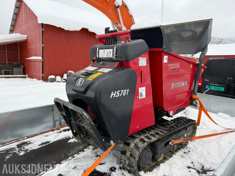 2020 Hinowa HS701 Selvlastende minidumper - Honda GX270 motor - 700 kg nyttelast - Tempat sampah: gambar 3 2020 Hinowa HS701 Selvlastende minidumper - Honda GX270 motor - 700 kg nyttelast - Tempat sampah: gambar 3