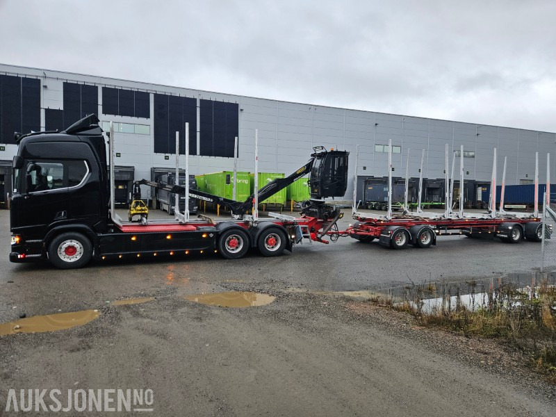 2020 Scania R730 B6x4NB med henger - Truk logging, Truk derek: gambar 2 2020 Scania R730 B6x4NB med henger - Truk logging, Truk derek: gambar 2