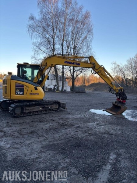 2021 Komatsu PC78 Beltegraver - Rotortilt - Kamera - 3 skuffer - 1870 Arbeidstimer - Ekskavator: gambar 1 2021 Komatsu PC78 Beltegraver - Rotortilt - Kamera - 3 skuffer - 1870 Arbeidstimer - Ekskavator: gambar 1