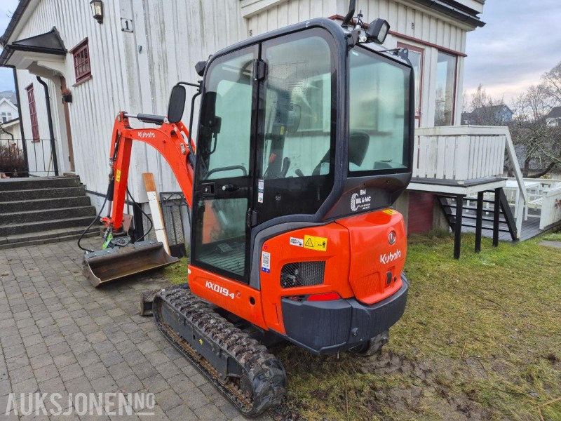 2021 Kubota KX019-4 minigraver, 723 timer - Ekskavator mini: gambar 3 2021 Kubota KX019-4 minigraver, 723 timer - Ekskavator mini: gambar 3
