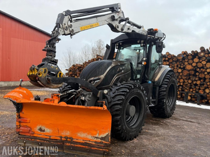 2022 Valtra T155 med Kesla 316T kran og Padagas snøplog - Traktor: gambar 1 2022 Valtra T155 med Kesla 316T kran og Padagas snøplog - Traktor: gambar 1
