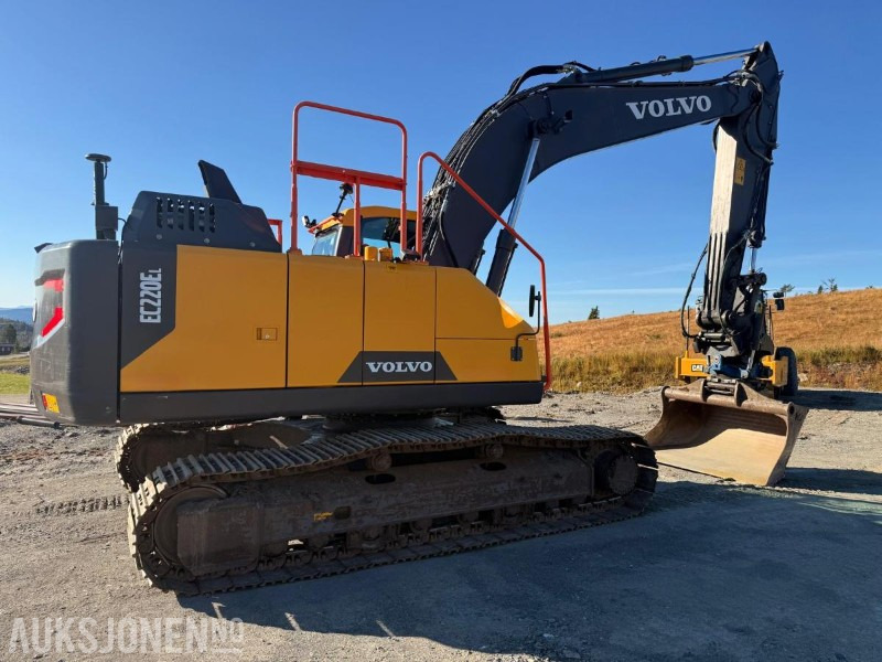 2022 Volvo EC220EL BELTEGRAVER ROTOTILT SERVICEHISTORIKK - Ekskavator: gambar 5 2022 Volvo EC220EL BELTEGRAVER ROTOTILT SERVICEHISTORIKK - Ekskavator: gambar 5