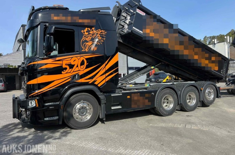2024 Scania R590 8x4 krokbil - 12 000 km - serviceavtale - Hook lift: gambar 3 2024 Scania R590 8x4 krokbil - 12 000 km - serviceavtale - Hook lift: gambar 3