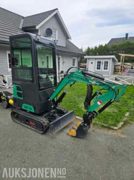 2025 Andre 2025 Cartiwell CW-10 minigraver – lukket hytte – kun 9,8 timer – flere redskap - Ekskavator: gambar 1 2025 Andre 2025 Cartiwell CW-10 minigraver – lukket hytte – kun 9,8 timer – flere redskap - Ekskavator: gambar 1