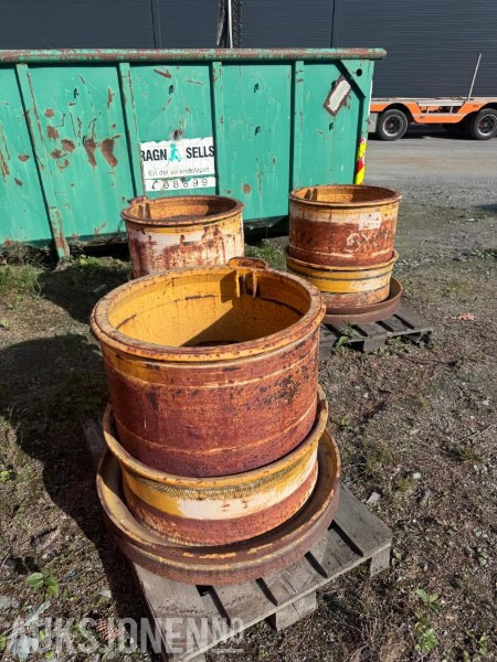3 stk brede felger til Volvo A40 FFS (til 875/65-R29 dekk) - Membangun inventaris: gambar 2 3 stk brede felger til Volvo A40 FFS (til 875/65-R29 dekk) - Membangun inventaris: gambar 2