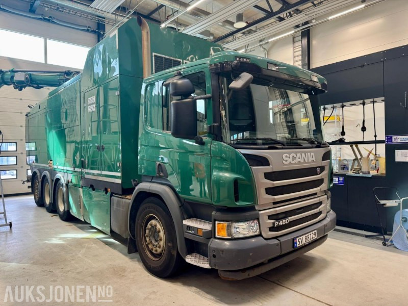 2018 Scania P 450 - 8x4 - Sugebil - Eu-godkjent til 09/26 - Km: 136257 - Kendaraan Kota/ Khusus: gambar 2 2018 Scania P 450 - 8x4 - Sugebil - Eu-godkjent til 09/26 - Km: 136257 - Kendaraan Kota/ Khusus: gambar 2
