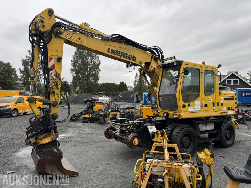 Liebherr A900ZW Hjulmaskin med jernbaneunderstell - Ekskavator: gambar 1 Liebherr A900ZW Hjulmaskin med jernbaneunderstell - Ekskavator: gambar 1