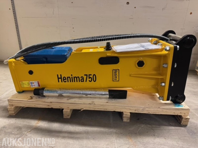 NY HENIMA PIGGHAMMER TIL 6-9 TONNS GRAVEMASKIN S50 M/GARANTI - Palu hidrolik untuk Peralatan konstruksi: gambar 1 NY HENIMA PIGGHAMMER TIL 6-9 TONNS GRAVEMASKIN S50 M/GARANTI - Palu hidrolik untuk Peralatan konstruksi: gambar 1
