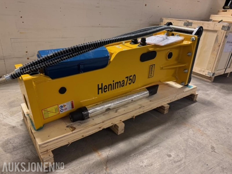 NY HENIMA PIGGHAMMER TIL 6-9 TONNS GRAVEMASKIN S50 M/GARANTI - Peralatan lainnya: gambar 3 NY HENIMA PIGGHAMMER TIL 6-9 TONNS GRAVEMASKIN S50 M/GARANTI - Peralatan lainnya: gambar 3