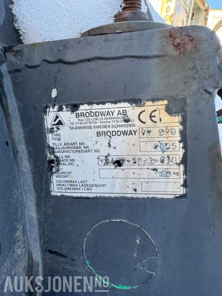 Peralatan pertanian 2005 Gradmeko Broddway VP 320: gambar 6 Peralatan pertanian 2005 Gradmeko Broddway VP 320: gambar 6