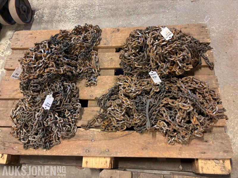 Kjettingsett 2stk 460/85 R38 - Peralatan pertanian: gambar 2 Kjettingsett 2stk 460/85 R38 - Peralatan pertanian: gambar 2