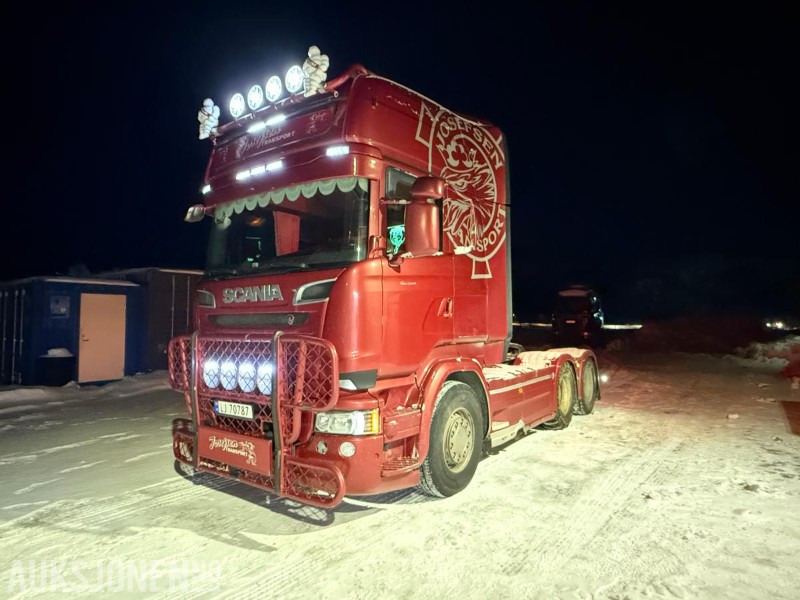 2014 Scania R580 6X4 Trekkvogn - Hydraulikk - Tandem - EURO6 - 653000KM - Tractor head: gambar 1 2014 Scania R580 6X4 Trekkvogn - Hydraulikk - Tandem - EURO6 - 653000KM - Tractor head: gambar 1