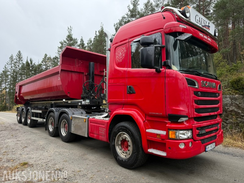 2018 Scania R580-V8-6x4-EURO6-260.000km-Tippsemi m/ Langendorf tralle - Tractor head: gambar 4 2018 Scania R580-V8-6x4-EURO6-260.000km-Tippsemi m/ Langendorf tralle - Tractor head: gambar 4