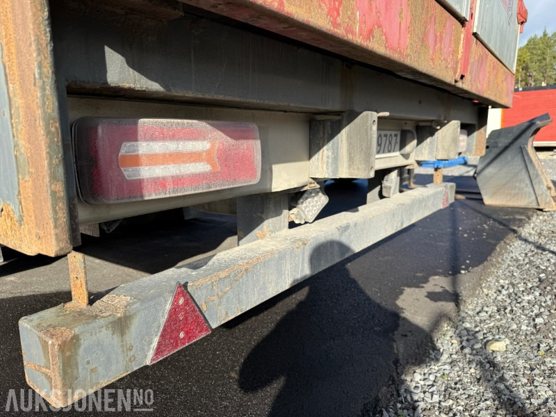 Trailer 1997 Damm 2DBC20 - Egenvekt 3950kg - 2-akslet - Lastebilhenger - Nedleggbare karmer: gambar 14