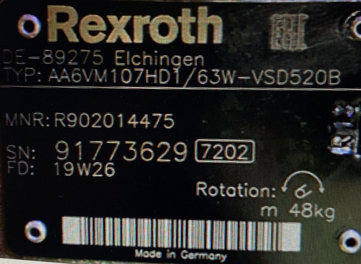 REXROTH A6VM107HD2/63W-VZB010F00B R902207840 - Motor hidrolik untuk Anjungan pengeboran: gambar 5 REXROTH A6VM107HD2/63W-VZB010F00B R902207840 - Motor hidrolik untuk Anjungan pengeboran: gambar 5