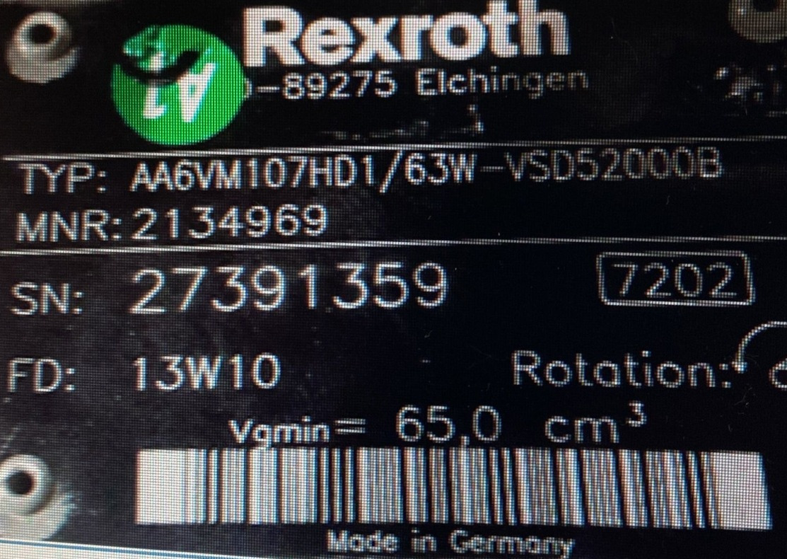 REXROTH A6VM107HD2/63W-VZB010F00B R902207840 - Motor hidrolik untuk Anjungan pengeboran: gambar 4 REXROTH A6VM107HD2/63W-VZB010F00B R902207840 - Motor hidrolik untuk Anjungan pengeboran: gambar 4