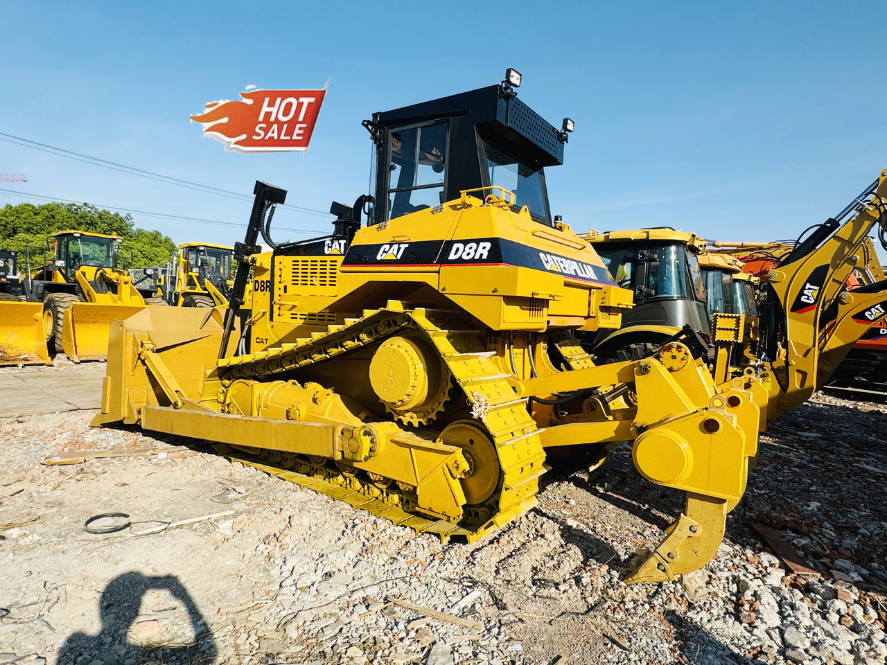 Bulldozer Caterpillar D8R Used Bulldozer CAT Dozer D6G D6R D7G D7R D7H D7E D8T D9R D10T D10R in Good Work Performance for Sale: gambar 8