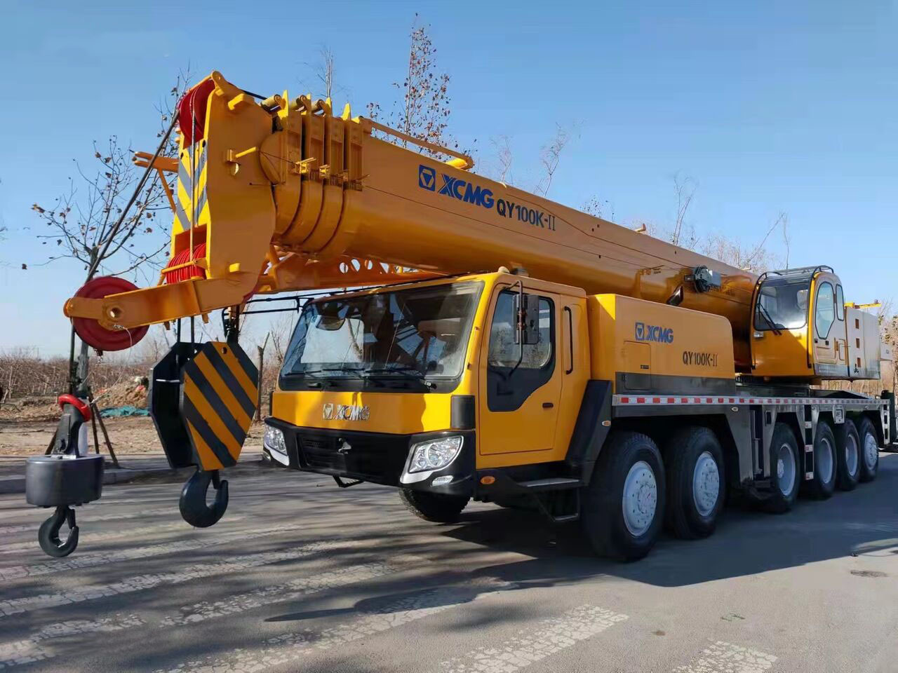 Derek bergerak XCMG 100 Ton Used Truck Crane QY100K-II with High Quality for Sale: gambar 6