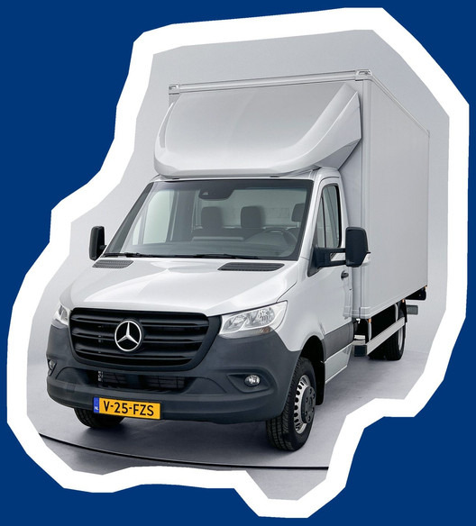 Mercedes-Benz Sprinter 517 CDI L3 Bakwagen BPM VRIJ Dhollandia Laadklep 1000KG zilvergijs Zijdeur Cruise control - Van box: gambar 1 Mercedes-Benz Sprinter 517 CDI L3 Bakwagen BPM VRIJ Dhollandia Laadklep 1000KG zilvergijs Zijdeur Cruise control - Van box: gambar 1