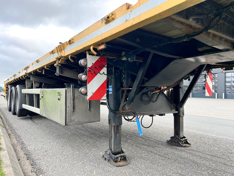 Floor 3-Assige vlakke uitschuifbare oplegger 7.65m / FLUO-18-27F1 / - Semi-trailer flatbed: gambar 2 Floor 3-Assige vlakke uitschuifbare oplegger 7.65m / FLUO-18-27F1 / - Semi-trailer flatbed: gambar 2