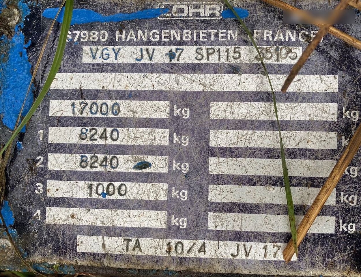 Leasing Lohr VGY JV 17 SP115 35105 : Structura camion + remorca transport aut Lohr VGY JV 17 SP115 35105 : Structura camion + remorca transport aut: gambar 26