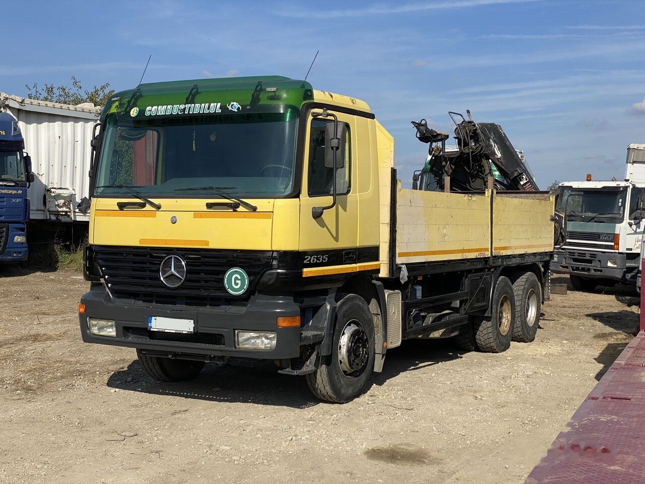 Mercedes-Benz Actros MP1 - Truk flatbed, Truk derek: gambar 4 Mercedes-Benz Actros MP1 - Truk flatbed, Truk derek: gambar 4