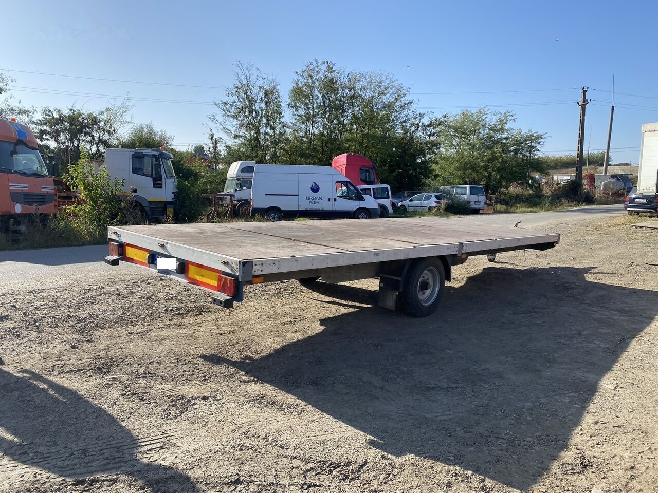 Schmitz Cargobull REPACOM Rema remorca 6,5 m lungime platforma pentru marfa / util - Trailer flatbed: gambar 1 Schmitz Cargobull REPACOM Rema remorca 6,5 m lungime platforma pentru marfa / util - Trailer flatbed: gambar 1