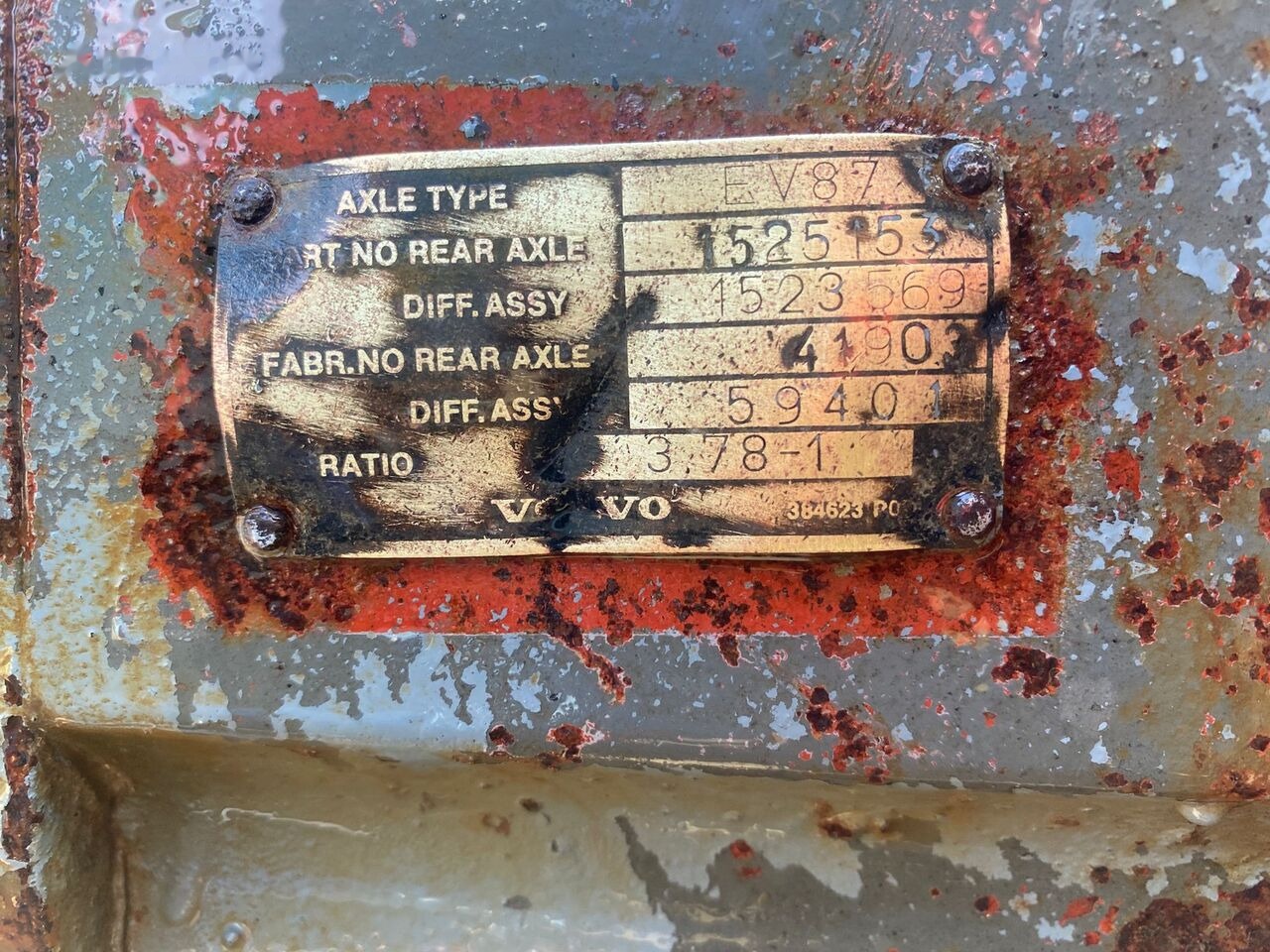 Volvo Grup , axe spate 8x4 / 6x4 Raport 3.78 EV87 - Gigi diferensial untuk Truk: gambar 2 Volvo Grup , axe spate 8x4 / 6x4 Raport 3.78 EV87 - Gigi diferensial untuk Truk: gambar 2