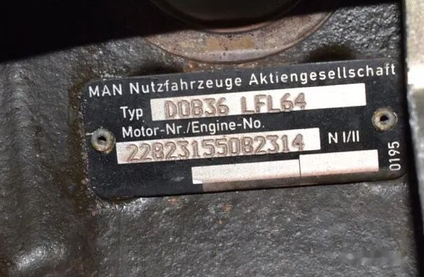 MAN D0836LFL64 MAN tgl tgm - Mesin untuk Truk: gambar 2 MAN D0836LFL64 MAN tgl tgm - Mesin untuk Truk: gambar 2