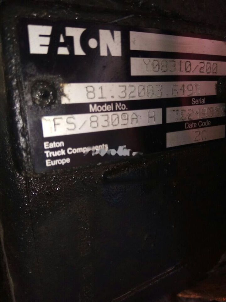 MAN fs8309AH 81320036493 - Gearbox untuk Truk: gambar 1 MAN fs8309AH 81320036493 - Gearbox untuk Truk: gambar 1