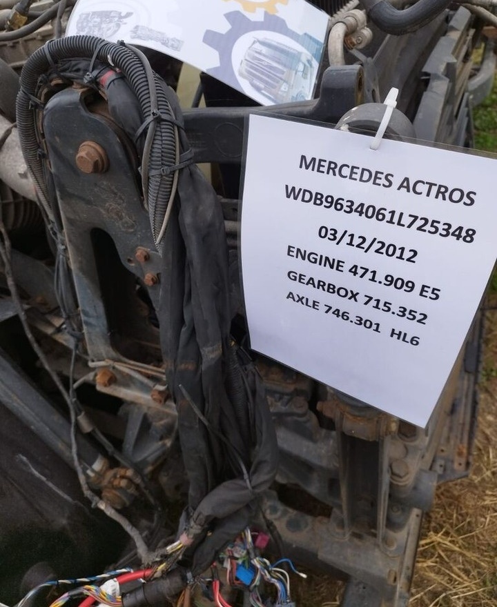 Mercedes-Benz Actros truck - Bingkai/ Sasis untuk Truk: gambar 1 Mercedes-Benz Actros truck - Bingkai/ Sasis untuk Truk: gambar 1