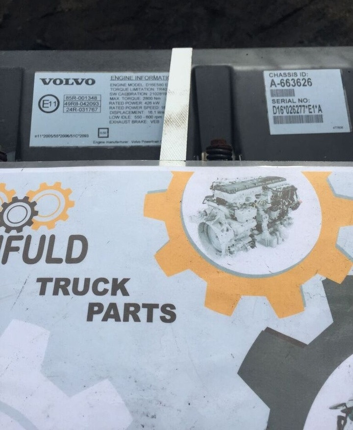 Volvo D16E Volvo FH16 - Mesin untuk Truk: gambar 3 Volvo D16E Volvo FH16 - Mesin untuk Truk: gambar 3