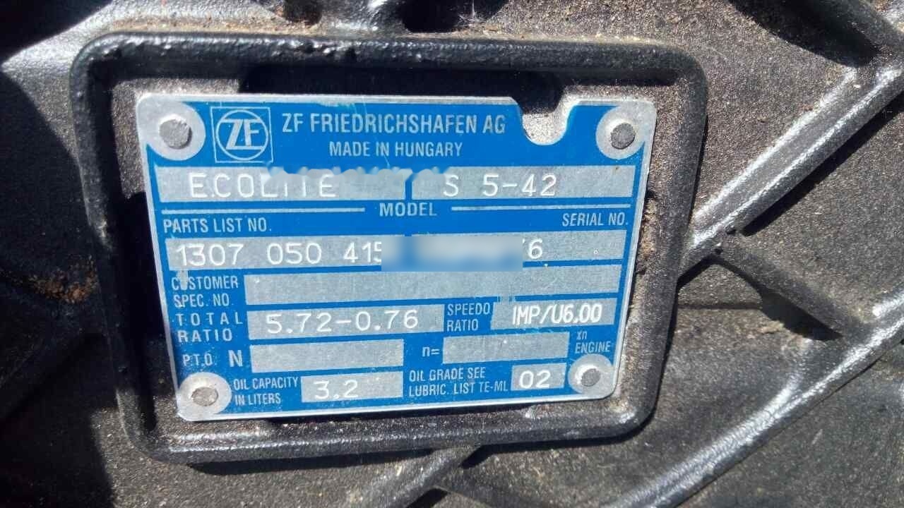 ZF S5-42   MAN - Gearbox untuk Truk: gambar 2 ZF S5-42   MAN - Gearbox untuk Truk: gambar 2