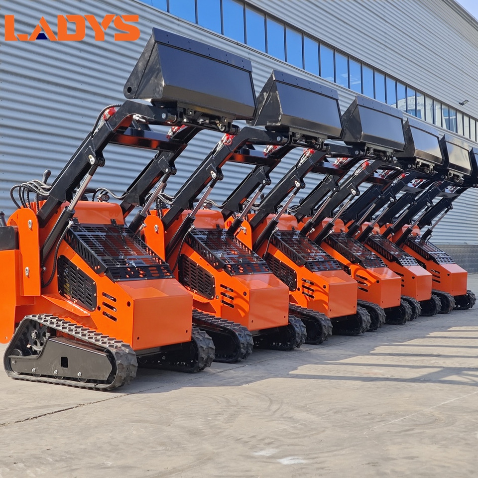 LADYS Free Shipping Mini Skid Steer Loader Compact Track Electric/Diesel Chinese Mini Skid Steer Loader For Sale With Mini Skid Steer Attachments 4 In 1 Bucket - Skid steer: gambar 1 LADYS Free Shipping Mini Skid Steer Loader Compact Track Electric/Diesel Chinese Mini Skid Steer Loader For Sale With Mini Skid Steer Attachments 4 In 1 Bucket - Skid steer: gambar 1