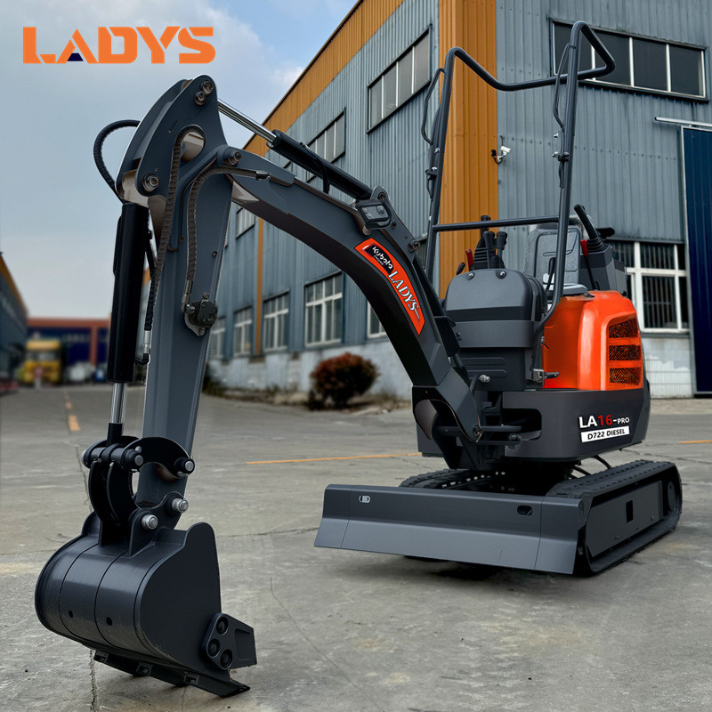 LADYS LA16Pro Mini Excavator CE Certification Kubota Engine(Factory Outlet) Mini Pelle Minibagger Minikoparka Miniexcavadora - Ekskavator mini: gambar 1 LADYS LA16Pro Mini Excavator CE Certification Kubota Engine(Factory Outlet) Mini Pelle Minibagger Minikoparka Miniexcavadora - Ekskavator mini: gambar 1