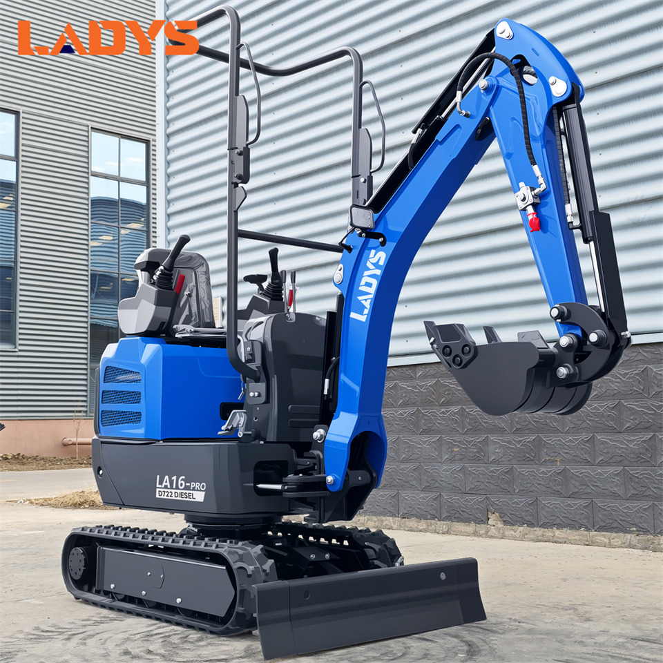 LADYS LA16Pro Mini Excavator CE Certification Kubota Engine(Factory Outlet) Mini Pelle Minibagger Minikoparka Miniexcavadora - Ekskavator mini: gambar 5 LADYS LA16Pro Mini Excavator CE Certification Kubota Engine(Factory Outlet) Mini Pelle Minibagger Minikoparka Miniexcavadora - Ekskavator mini: gambar 5