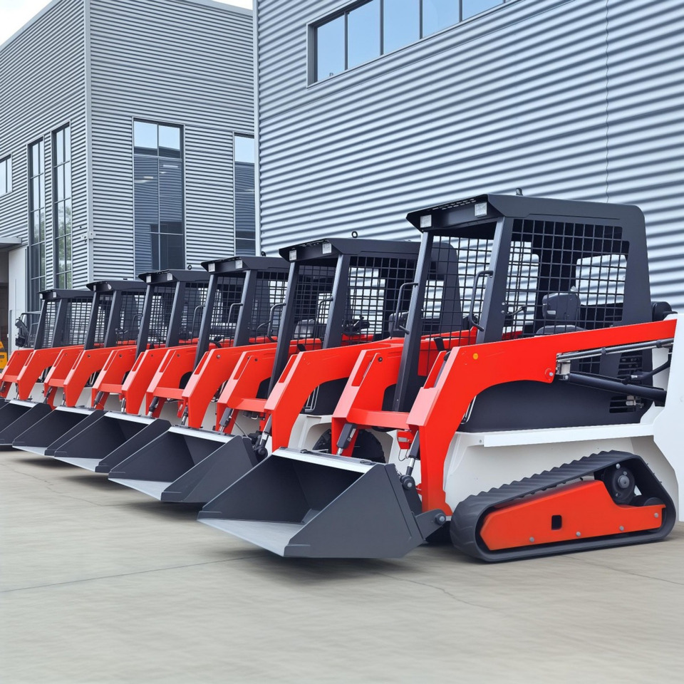 LEZUM Free Shipping Mini Skid Steer Loader Compact Track Electric/Diesel Chinese Mini Skid Steer Loader For Sale With Mini Skid Steer Attachments 4 In 1 Bucket - Skid steer: gambar 1 LEZUM Free Shipping Mini Skid Steer Loader Compact Track Electric/Diesel Chinese Mini Skid Steer Loader For Sale With Mini Skid Steer Attachments 4 In 1 Bucket - Skid steer: gambar 1