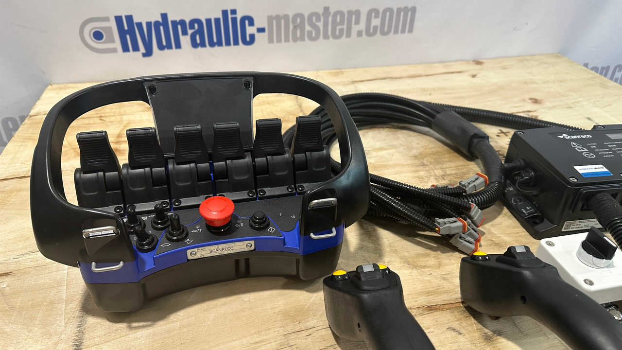 Proportional Valve Walvoil DPX100 with Control Scanreco RC400 and JP Joysticks Danfoss for Parker, Nordhyraulic, Fassi, Hiab - Mesin kehutanan: gambar 4 Proportional Valve Walvoil DPX100 with Control Scanreco RC400 and JP Joysticks Danfoss for Parker, Nordhyraulic, Fassi, Hiab - Mesin kehutanan: gambar 4