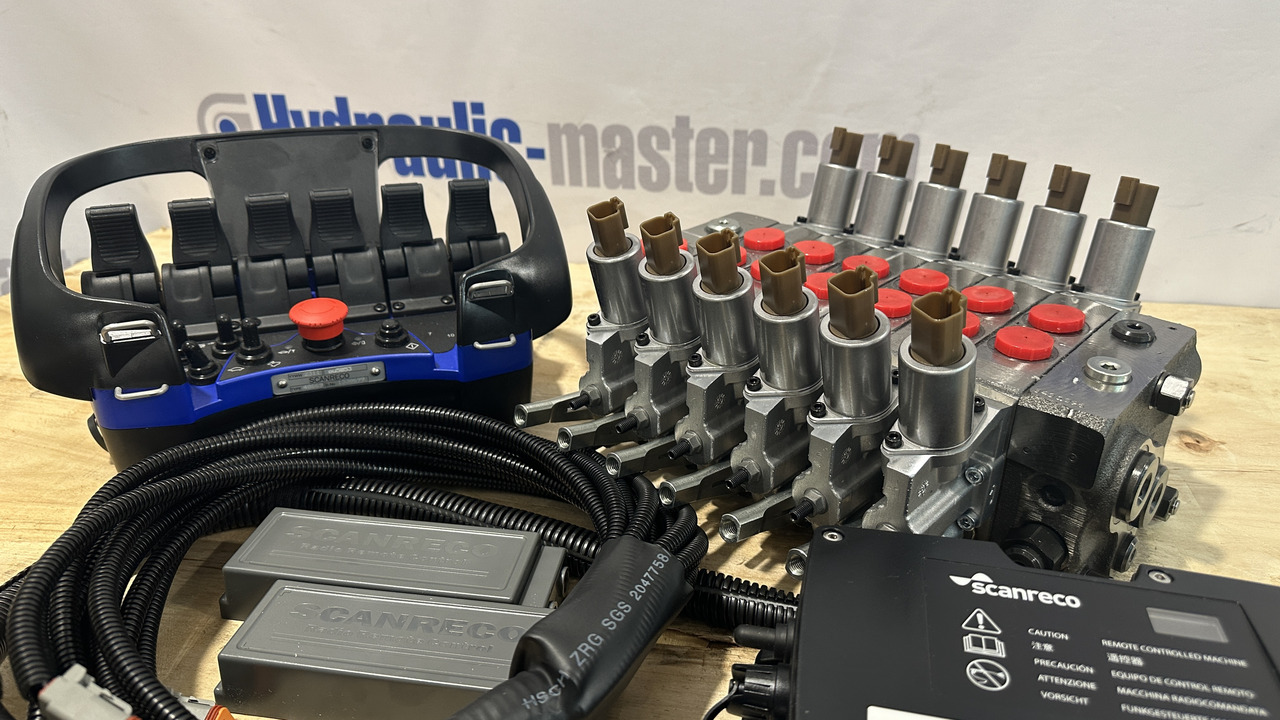 Proportional Valve Walvoil DPX100 with Control Scanreco RC400 and JP Joysticks Danfoss for Parker, Nordhyraulic, Fassi, Hiab - Mesin kehutanan: gambar 2 Proportional Valve Walvoil DPX100 with Control Scanreco RC400 and JP Joysticks Danfoss for Parker, Nordhyraulic, Fassi, Hiab - Mesin kehutanan: gambar 2