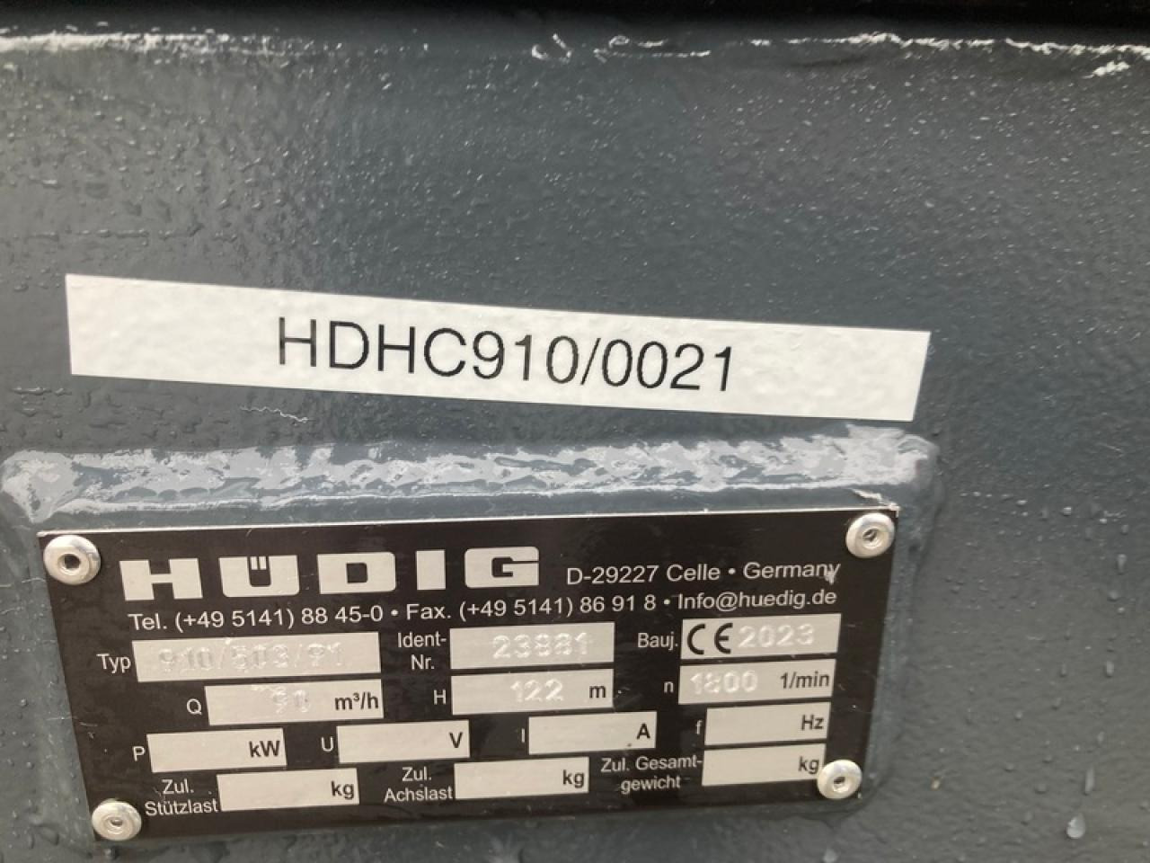 Hüdig HC 910/503/41 - Sistem irigasi: gambar 3 Hüdig HC 910/503/41 - Sistem irigasi: gambar 3
