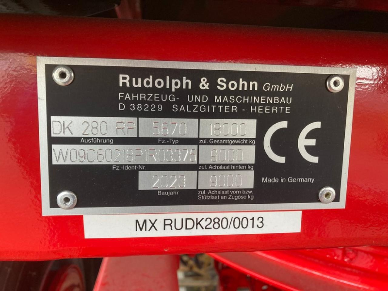 Welger DK280RP PORTALTÜREN - Trailer jungkit: gambar 5 Welger DK280RP PORTALTÜREN - Trailer jungkit: gambar 5