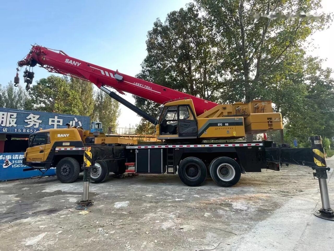 Sany Used Sany STC800 Original 80 Ton Mobile Crane Truck Truck Mounte - Derek bergerak: gambar 2 Sany Used Sany STC800 Original 80 Ton Mobile Crane Truck Truck Mounte - Derek bergerak: gambar 2